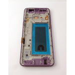 Pantalla lcd para Samsung Galaxy S9 G960F mas tactil negro con marco morado calidad TFT