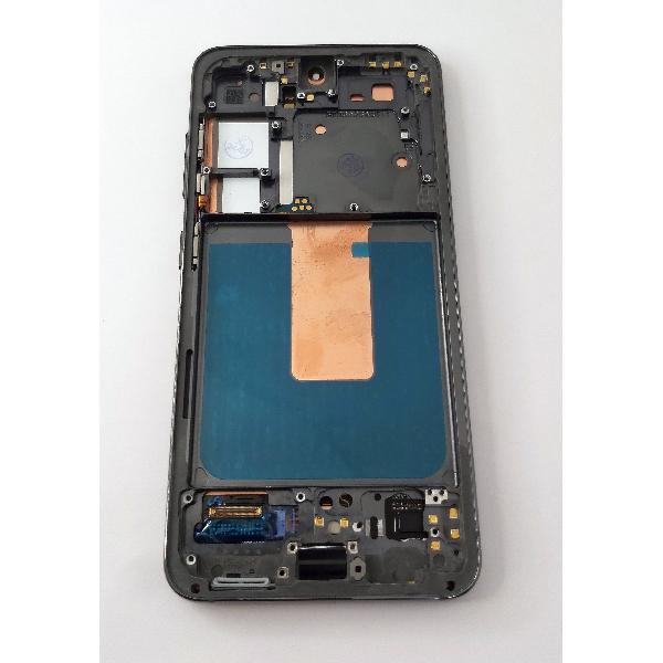 Pantalla lcd para Samsung Galaxy S23 S911B mas tactil negro con marco verde calidad premium