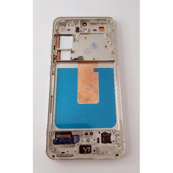 Pantalla lcd para Samsung Galaxy S23 S911B mas tactil negro con marco dorado calidad premium