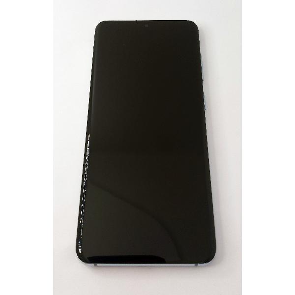 Pantalla lcd para Samsung Galaxy S20 G980F mas tactil negro con marco azul calidad Oled