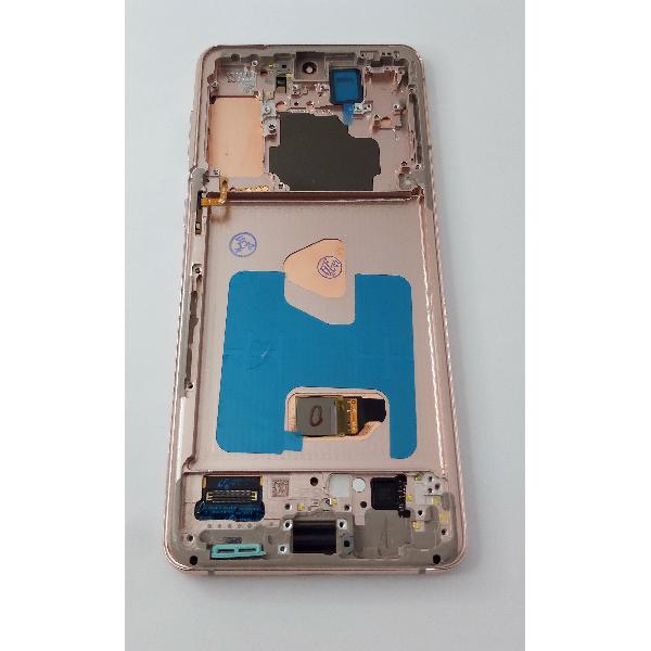 Pantalla lcd para Samsung Galaxy S21 Plus 5G G996 mas tactil negro con marco morado calidad premium