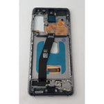 Pantalla lcd para Samsung Galaxy S20 G980F mas tactil negro con marco gris calidad Oled
