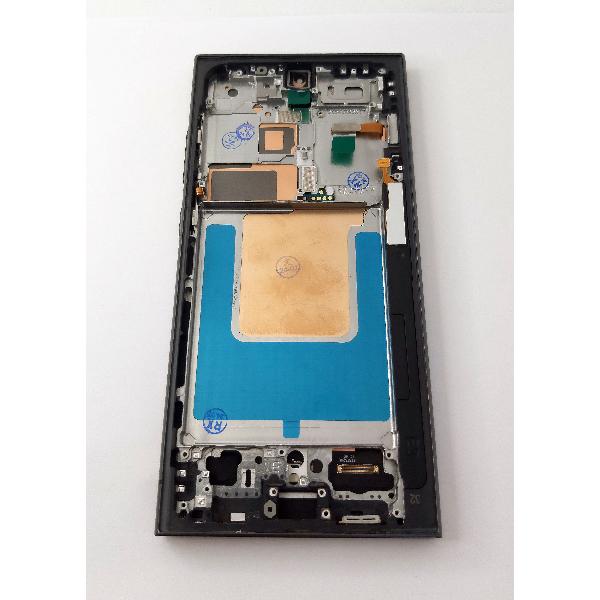 Pantalla lcd para Samsung Galaxy S24 Ultra mas tactil negro con marco negro calidad Oled