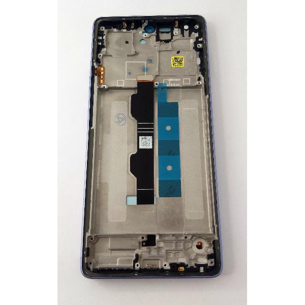 Pantalla lcd para Xiaomi Redmi Note 13 Pro 4G Xiaomi Poco M6 Pro 4G mas tactil negro con marco morado TFT