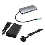 Nano dock i - tec USB - c metal dmi - vga with lan + universal charger 77 w
