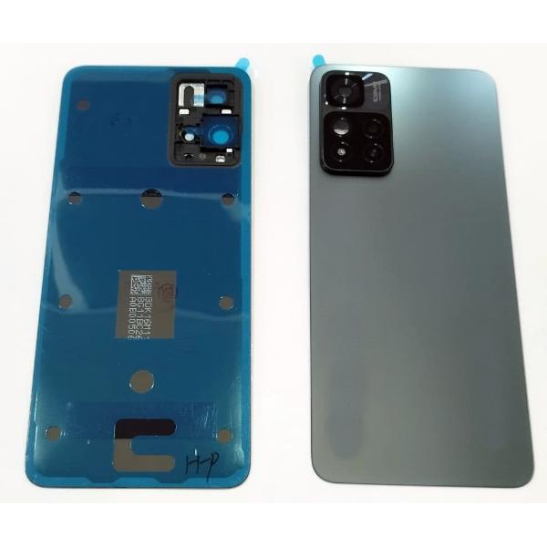 Tapa trasera o tapa bateria verde para Xiaomi Redmi Note 11 Pro Plus 5G con cristal de camara