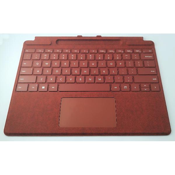 Teclado rojo para Microsoft Surface Pro X Surface Pro 8 Surface Pro 9 calidad premium