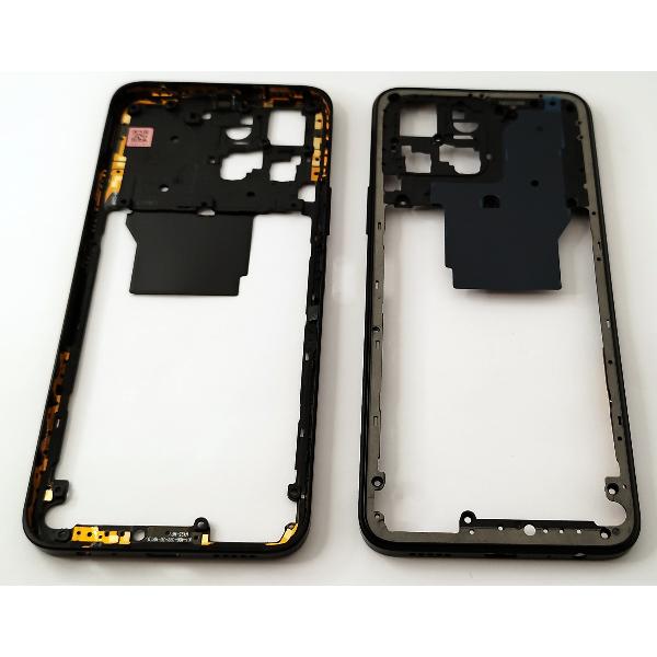 Carcasa o marco central negro para Honor X6 calidad premium