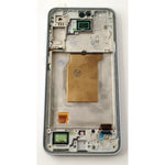 Pantalla lcd para Samsung Galaxy A35 mas tactil negro con marco azul calidad Oled