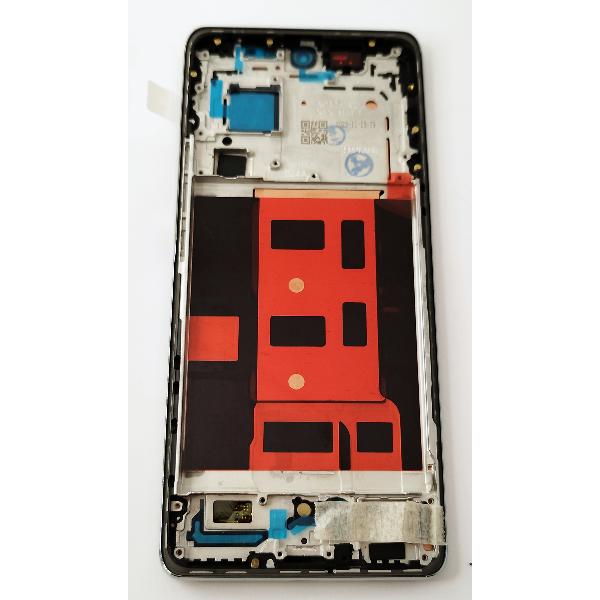 Pantalla lcd para Oppo Reno 11 mas tactil negro con marco plata calidad premium