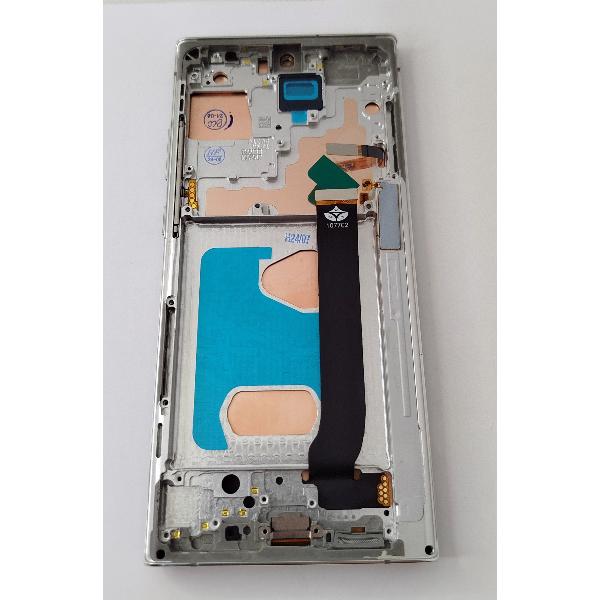 Pantalla TFT para Samsung Galaxy Note 20 Ultra Note 20 Ultra 5G mas tactil negro mas marco blanco compatible