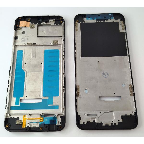 Carcasa o marco frontal negro para ZTE Blade A73 4G calidad premium