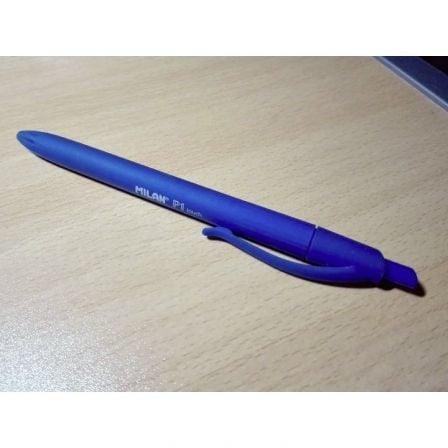 Caja de Bolígrafos de Tinta de Aceite Retráctil Milan P1 Touch MLN176510925/ 25 unidades/ Azules - PixelPlaza