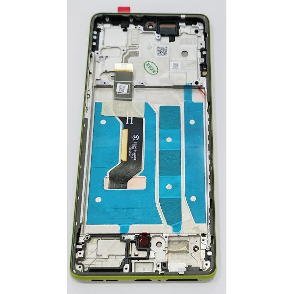 Pantalla lcd para Motorola G85 mas tactil negro mas marco verde oliva 5D68C24855 Service Pack