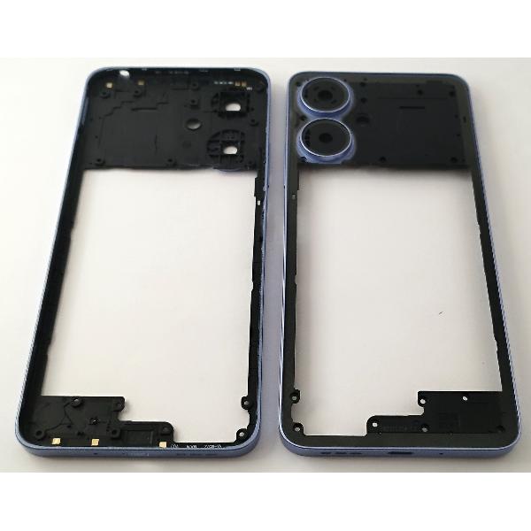 Carcasa o marco central azul para Xiaomi Redmi 13C 5G