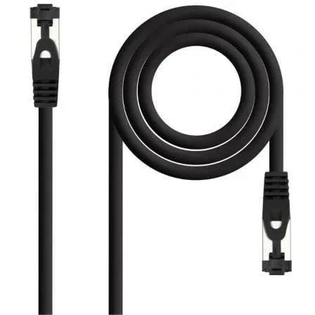 Cable de Red RJ45 SSTP Nanocable 10.20.2005-BK Cat.8.1/ 5m/ Negro - PixelPlaza
