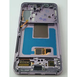 Pantalla lcd para Samsung Galaxy S22 S901 mas tactil negro con marco morado calidad Oled
