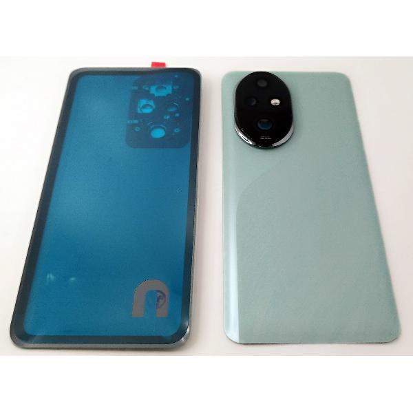 Tapa trasera o tapa bateria verde para Honor 200 Pro con lente de camara