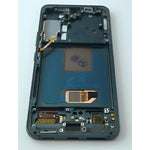 Pantalla lcd para Samsung Galaxy S22 S901 mas tactil negro con marco verde calidad Oled