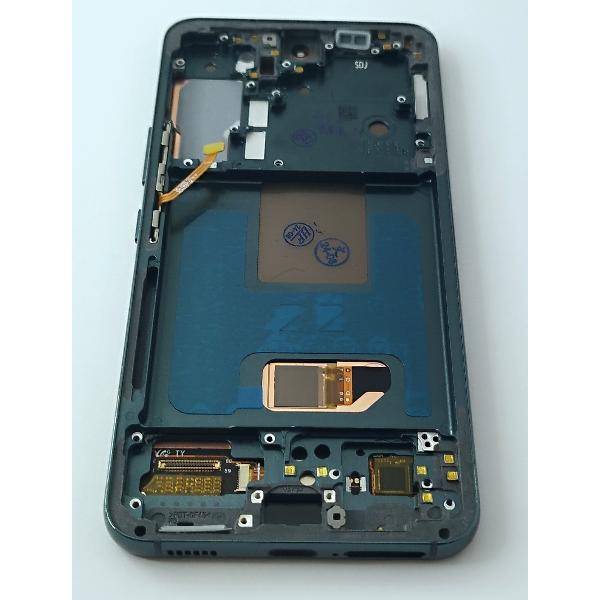 Pantalla lcd para Samsung Galaxy S22 S901 mas tactil negro con marco verde calidad Oled