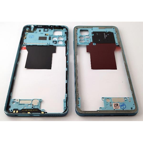Carcasa o marco central azul claro para Xiaomi Redmi Note 12 Pro 4G
