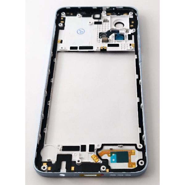 Carcasa o marco central azul claro para Motorola Moto G84 5G