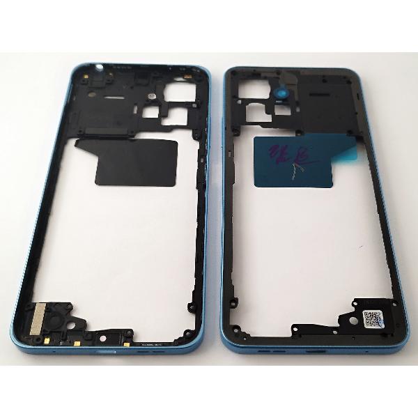 Carcasa o marco central azul para Xiaomi Redmi Note 12 4G