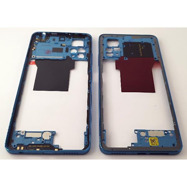 Carcasa o marco central azul oscuro para Xiaomi Redmi Note 12 Pro 4G