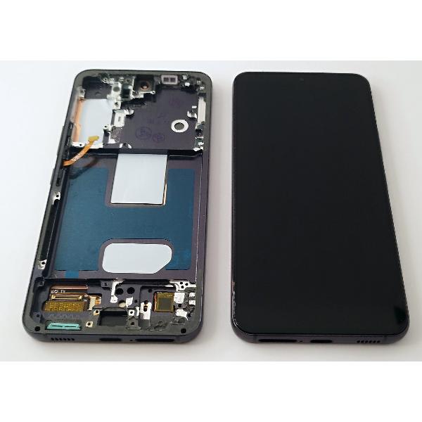 Pantalla lcd para Samsung Galaxy S22 S901 mas tactil negro con marco negro calidad Oled