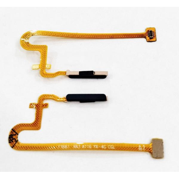 Flex sensor huella negro para Realme Note 50 4G RMX3834 calidad premium