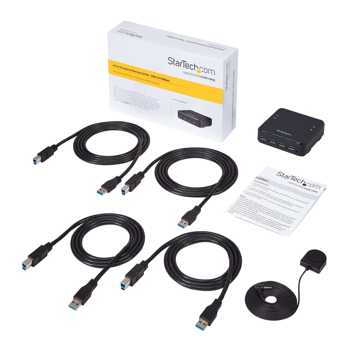 Switch usb startech hbs304a24a 8 puertos