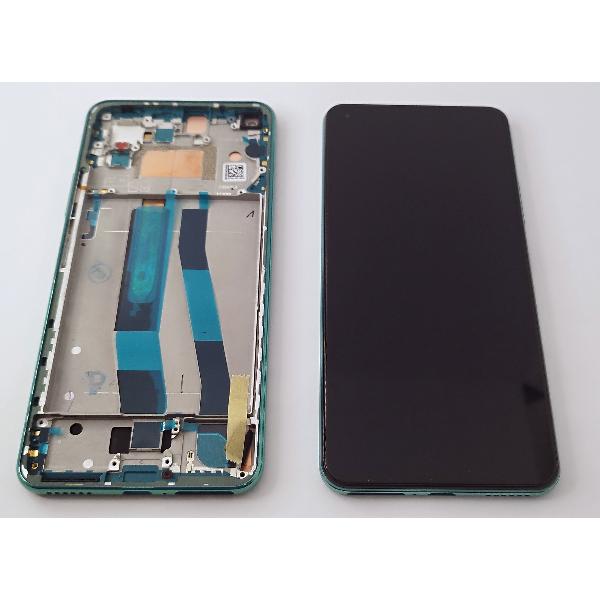 Pantalla lcd para Xiaomi Mi 11 Lite 5G mas tactil negro con marco verde 56000H00K900 Service Pack