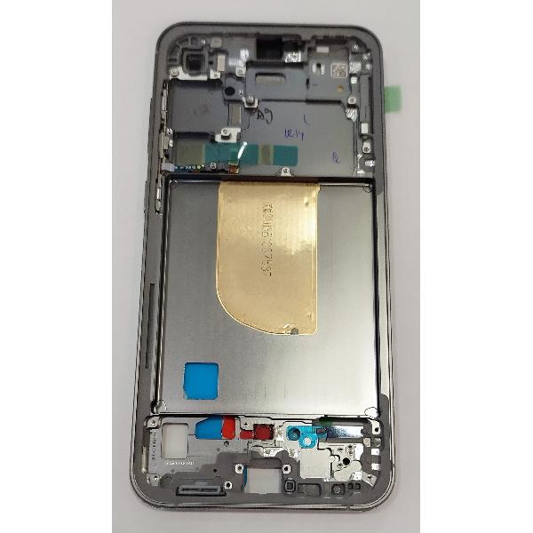 Carcasa o marco central color grafito para Samsung Galaxy S23 FE S711 GH82-32857A Service Pack