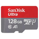 Tarjeta de Memoria SanDisk Ultra 128GB microSD XC con Adaptador/ Clase 10/ 140MBs - PixelPlaza