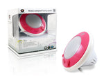 Altavoz Conceptronic resistente al agua flotante rosa