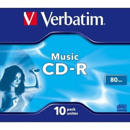 CD-R Verbatim Music 16X/ Caja-10uds - PixelPlaza