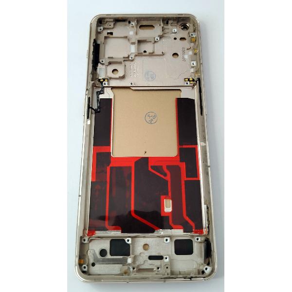 Pantalla lcd para Oneplus 11 5G mas tactil negro con marco dorado compatible