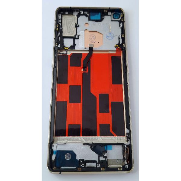 Pantalla lcd para Oppo Reno 4 Pro 5G CPH2089 mas tactil negro con marco dorado calidad Oled