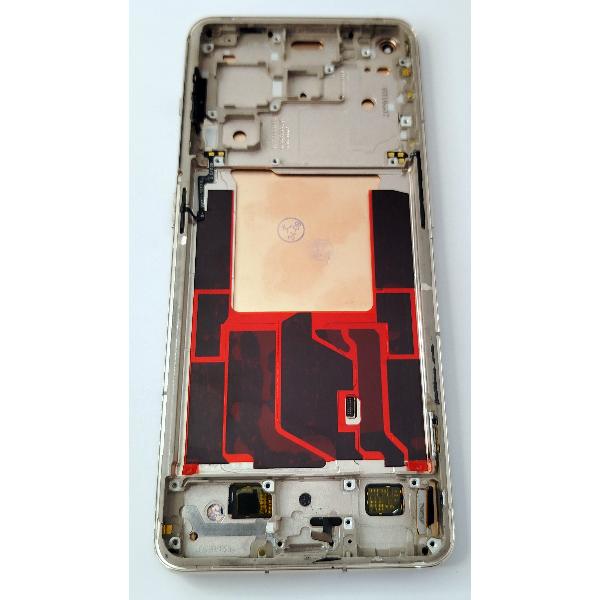 Pantalla lcd para Oneplus 11 5G mas tactil negro con marco dorado calidad premium