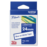 Cinta laminada Brother tze253 24mm x 8m