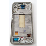 Pantalla lcd para Samsung Galaxy A34 5G A346 mas tactil negro con marco plata calidad Oled