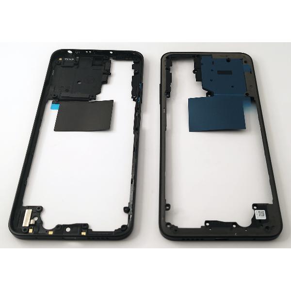 Carcasa o marco central negro para Xiaomi Redmi Note 12S