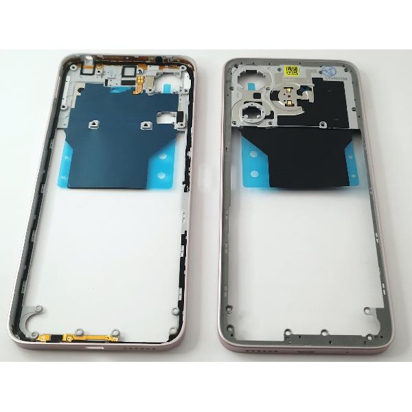 Carcasa o marco central rosa para Xiaomi Redmi 13