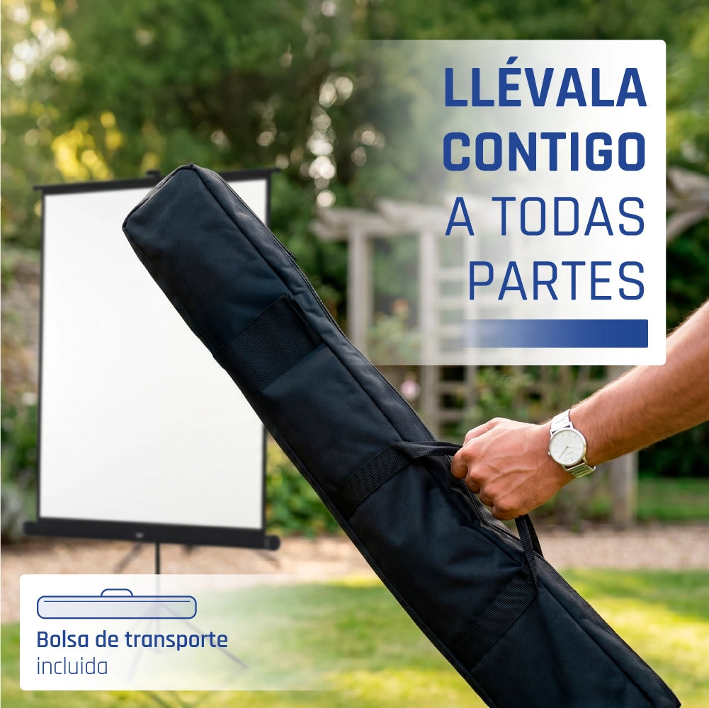Iggual Pantalla 84 176x134 cm con trípode+bolsa