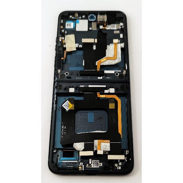 Pantalla lcd para Motorola RAZR 50 Ultra mas tactil negro con marco negro medianoche 5D68C24698 Service Pack