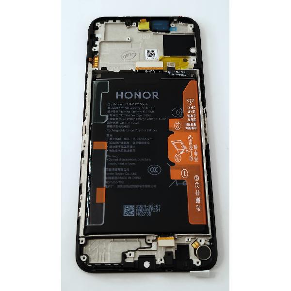 Pantalla lcd para Huawei Honor X7B Huawei Honor 90 Smart mas tactil negro con marco negro H0235AHDQ Service Pack
