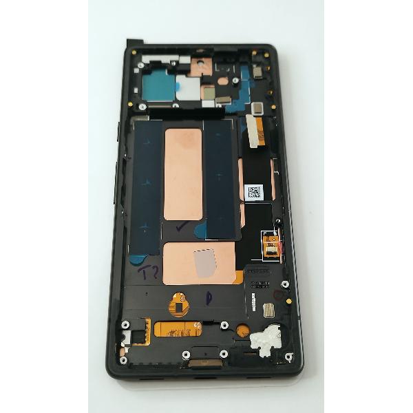 Pantalla lcd para Google Pixel 7A 5G mas tactil negro con marco negro compatible Oled