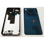 Tapa trasera o tapa bateria naranja para Oppo Reno 12 F 5G con cristal de camara y carcasa trasera