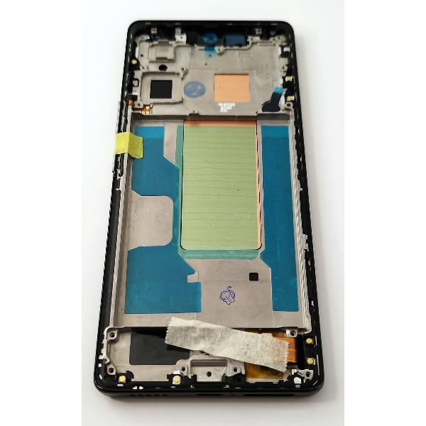 Pantalla lcd para Vivo V29 mas tactil negro con marco negro compatible TFT
