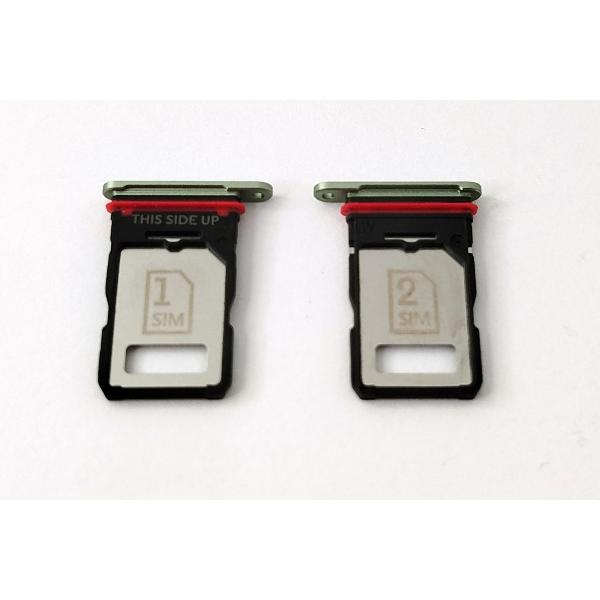 Soporte o bandeja sim verde Dual sim para Motorola Edge 40 5G XT2303-2 calidad premium